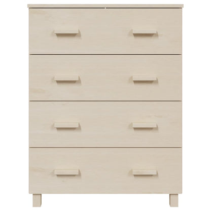 Kommode Honningbrun HAMAR 79x40x103,5 cm heltre furu