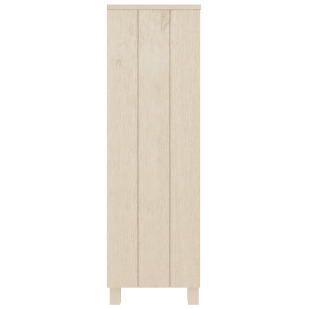 Bokhylle Honningbrun HAMAR 85x35x112 cm heltre furu