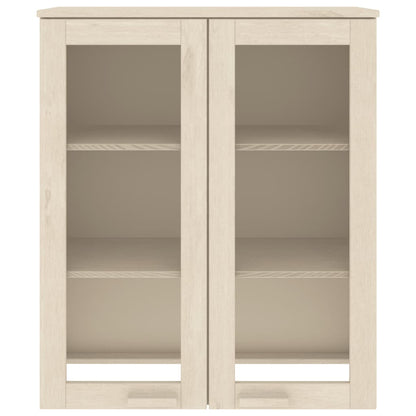 Bokhylle Honningbrun Skjenketopp HAMAR 85x35x100 cm heltre furu