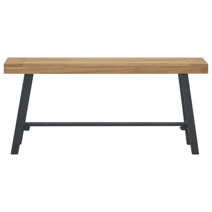 Sittebenk 110 cm heltre teak