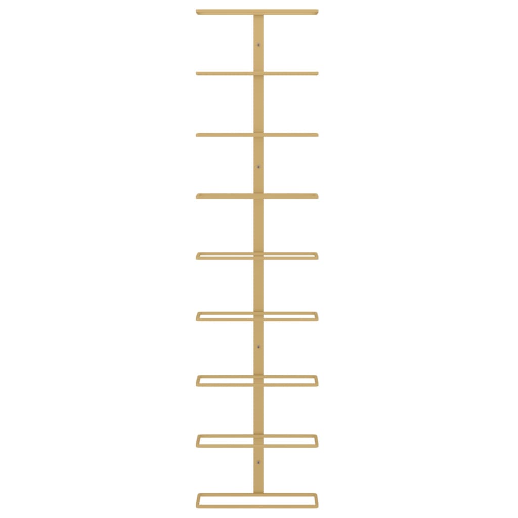 Vinstativ Veggmontert for 9 flasker gull jern