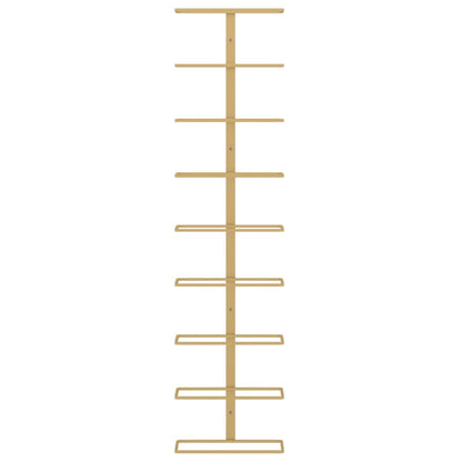 Vinstativ Veggmontert for 9 flasker gull jern