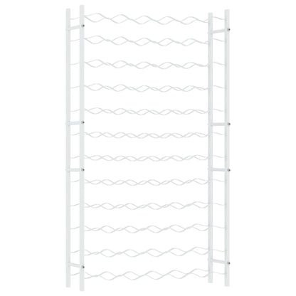 Vinstativ for 72 flasker metall Hvit