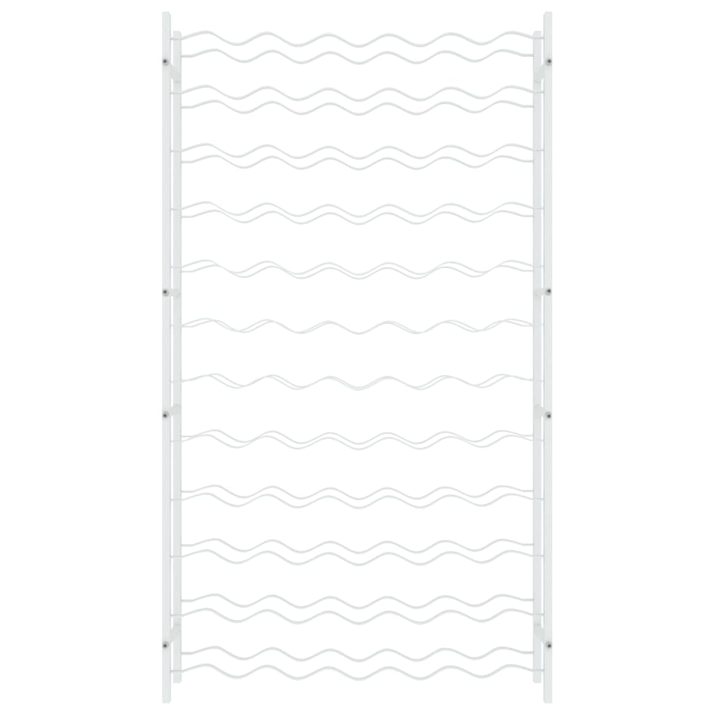 Vinstativ for 72 flasker metall Hvit