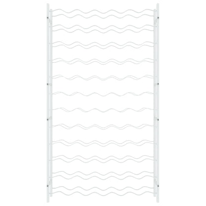 Vinstativ for 72 flasker metall Hvit