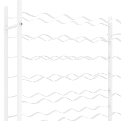 Vinstativ for 72 flasker metall Hvit