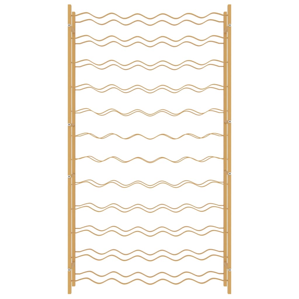 Vinstativ for 72 flasker metall gull