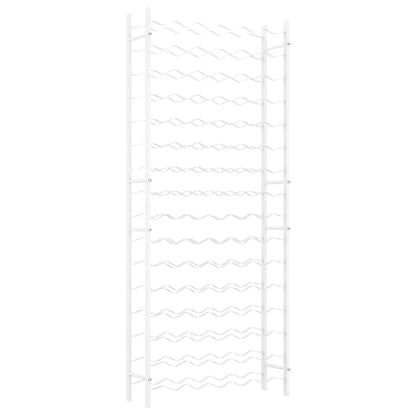 Vinstativ for 96 flasker metall Hvit