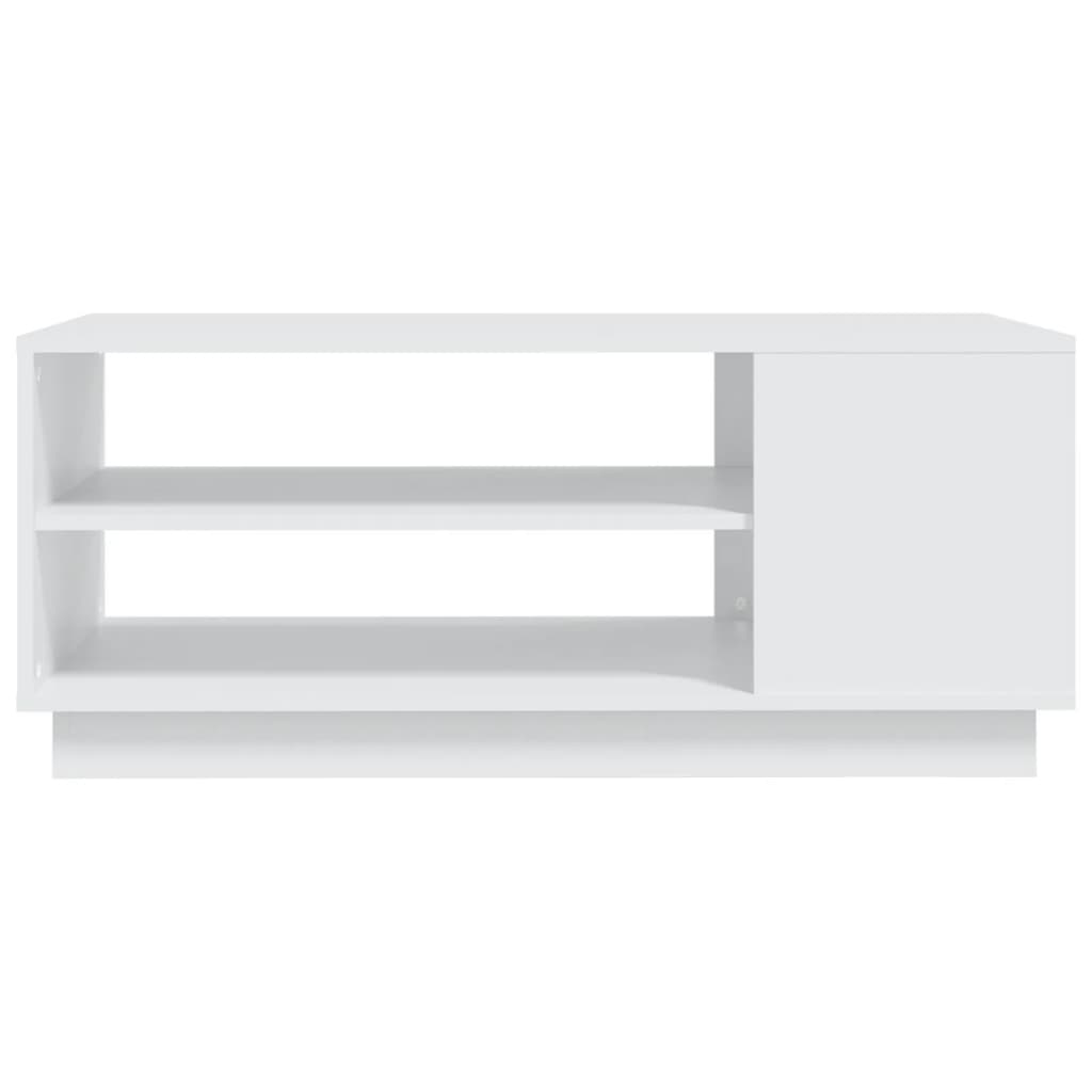 Salongbord Sofabord Hvit 102x55x43 cm