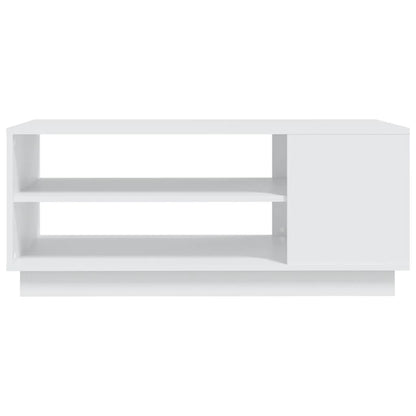 Salongbord Sofabord Hvit 102x55x43 cm