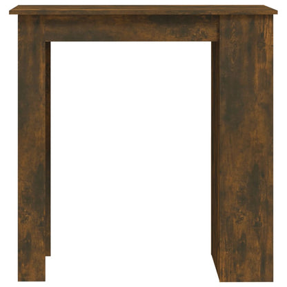 Barbord kafebord Bistrobord med stativ røkt eik 102x50x103,5 cm konstruert tre