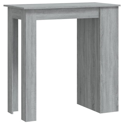 Barbord kafebord Bistrobord med stativ grå sonoma 102x50x103,5 cm konstruert tre