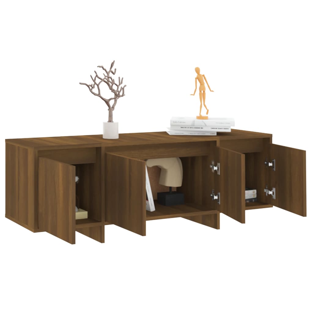 TV-Møbel Brun Eik TV-benk 120x30x40,5 cm