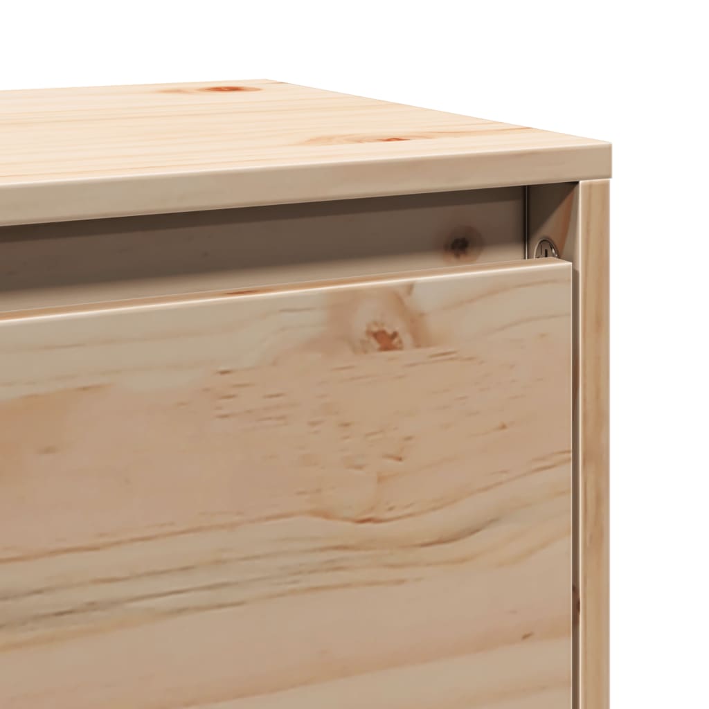 Veggskap 2 stk 45x30x35 cm heltre furu