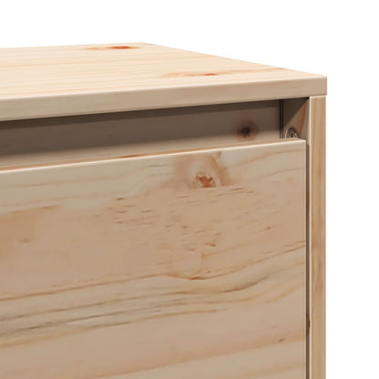 Veggskap 2 stk 45x30x35 cm heltre furu