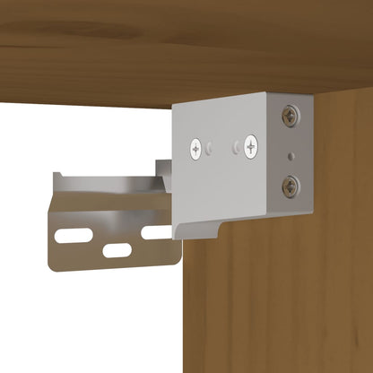 Veggskap Honningbrun 30x30x100 cm heltre furu