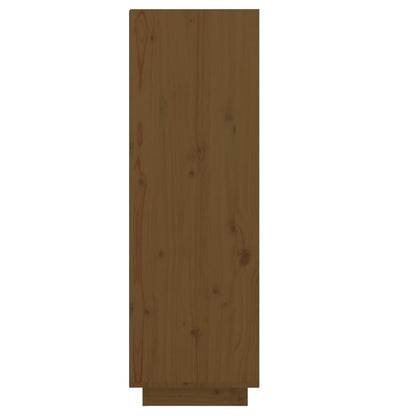 Skoskap Skohylle Skobenk Honningbrun Skohylle 30x34x105 cm heltre furu