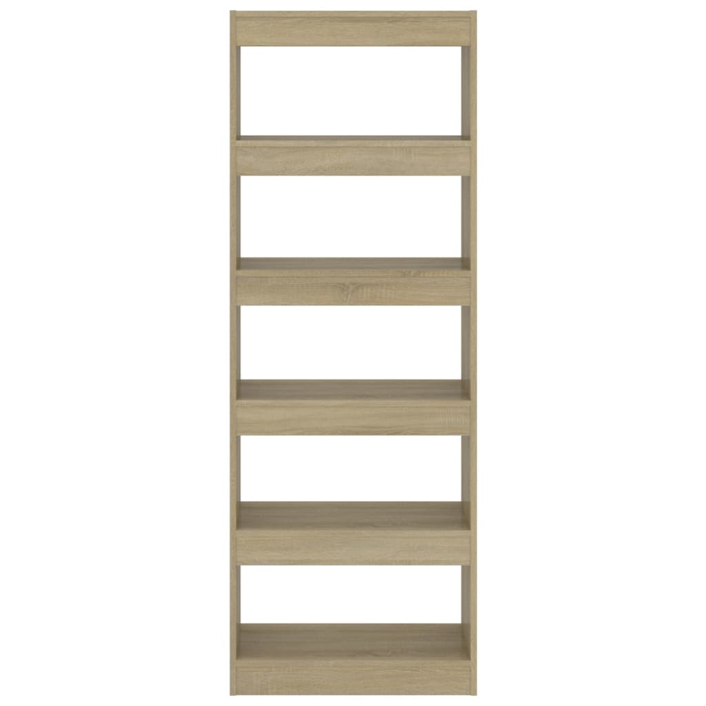 Bokhylle Sonoma Eik Romdeler 60x30x166 cm