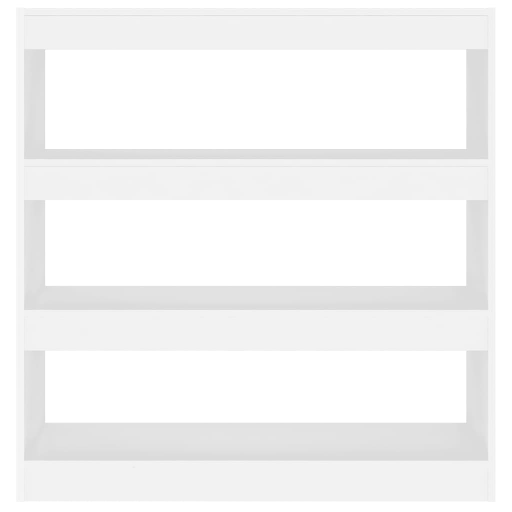 Bokhylle Hvit Romdeler 100x30x103 cm