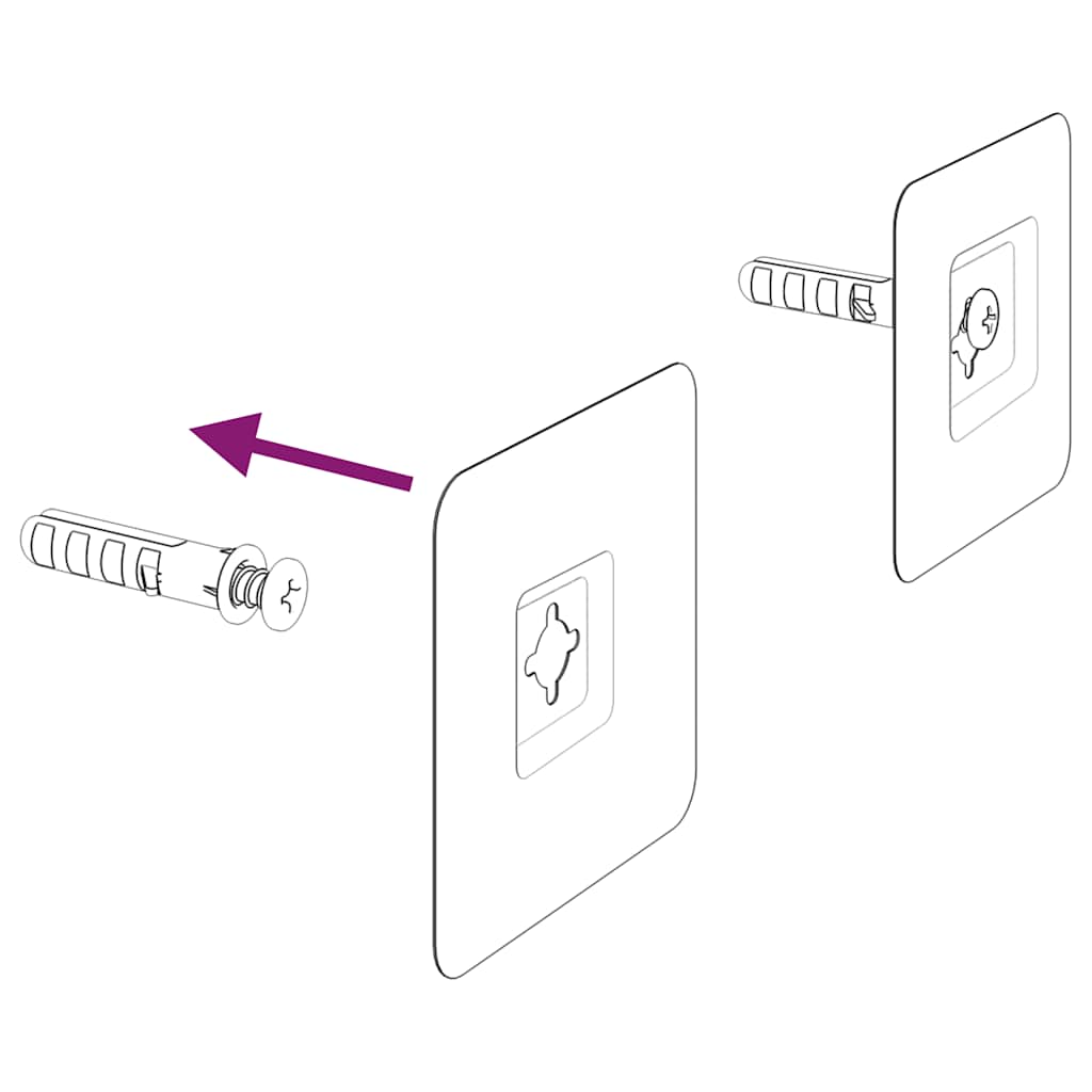 Baderomsspeil med LED 70x50 cm