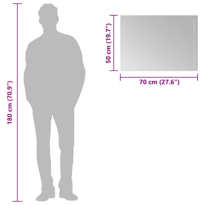 Baderomsspeil med LED 70x50 cm