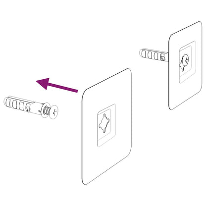 Baderomsspeil med LED 80x40 cm