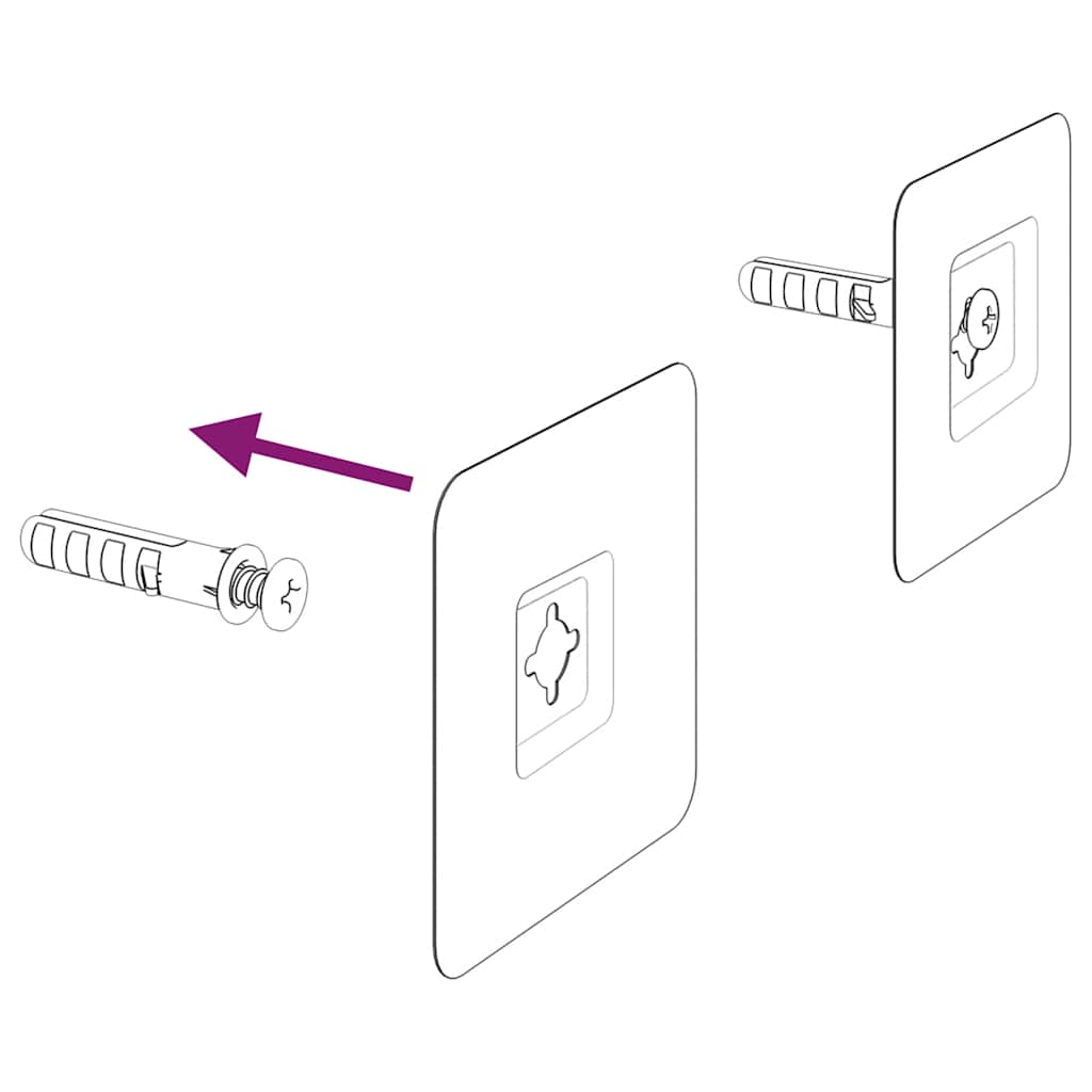 Baderomsspeil med LED 80x60 cm