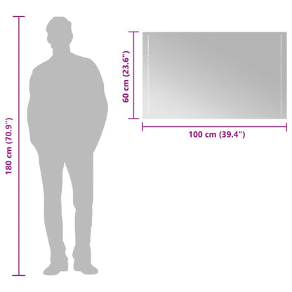 Baderomsspeil med LED 100x60 cm