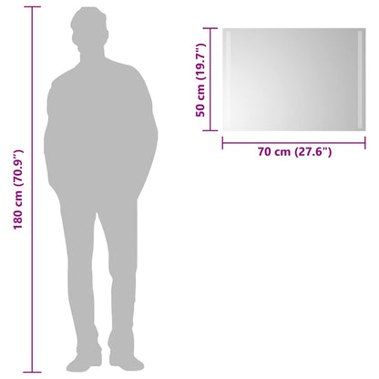 Baderomsspeil med LED 70x50 cm