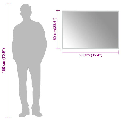 Baderomsspeil med LED 90x60 cm