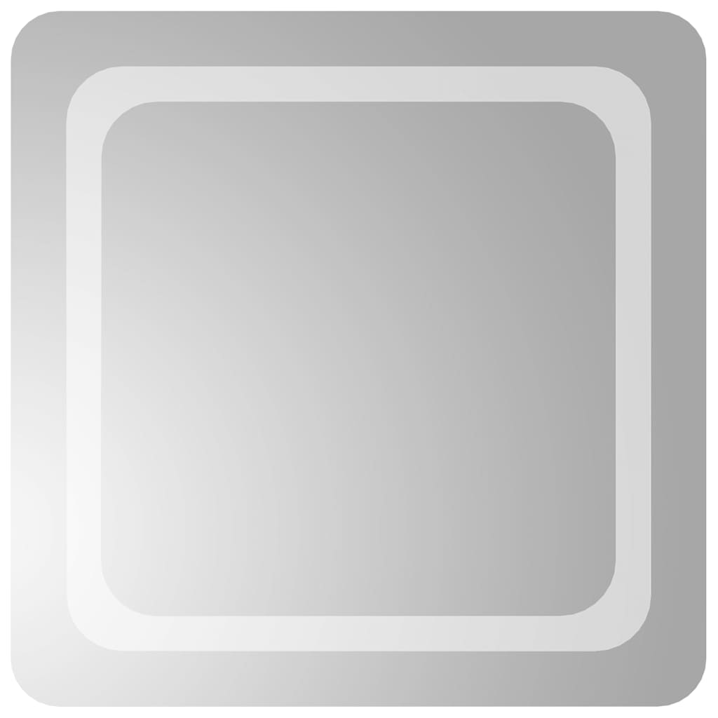 Baderomsspeil med LED 50x50 cm