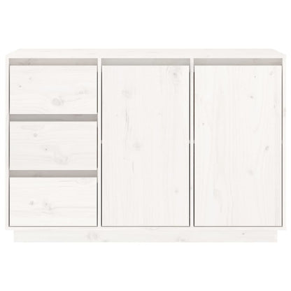 Skjenk Hvit 111x34x75 cm heltre furu
