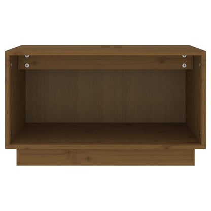 TV-benk honningbrun 60x35x35 cm heltre furu