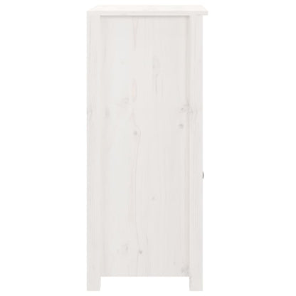 Skjenk Hvit 40x35x80 cm heltre furu