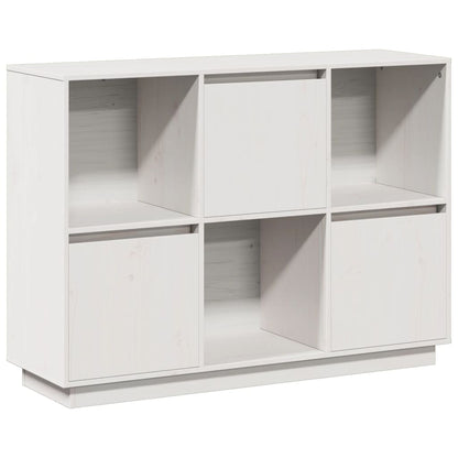 Skjenk Hvit 110,5x35x80 cm heltre furu