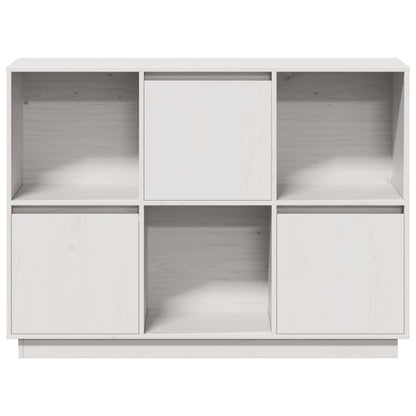 Skjenk Hvit 110,5x35x80 cm heltre furu