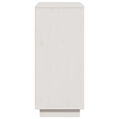 Skjenk Hvit 110,5x35x80 cm heltre furu