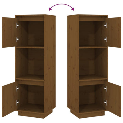 Skap Tre Honningbrun 38x35x117 cm heltre furu