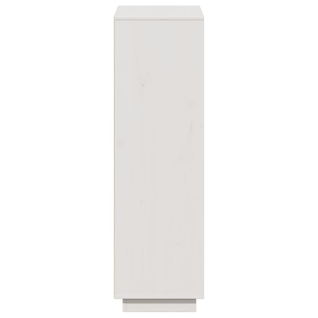 Skap Hvit 74x35x117 cm heltre furu