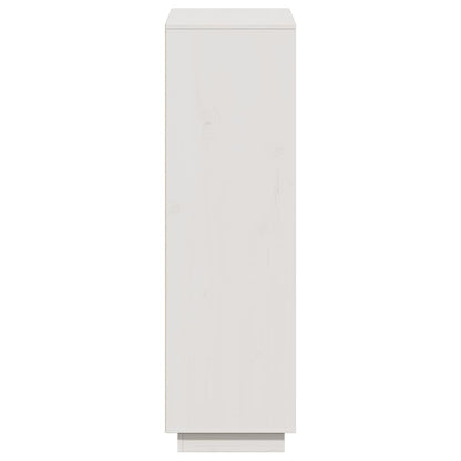 Skap Hvit 74x35x117 cm heltre furu