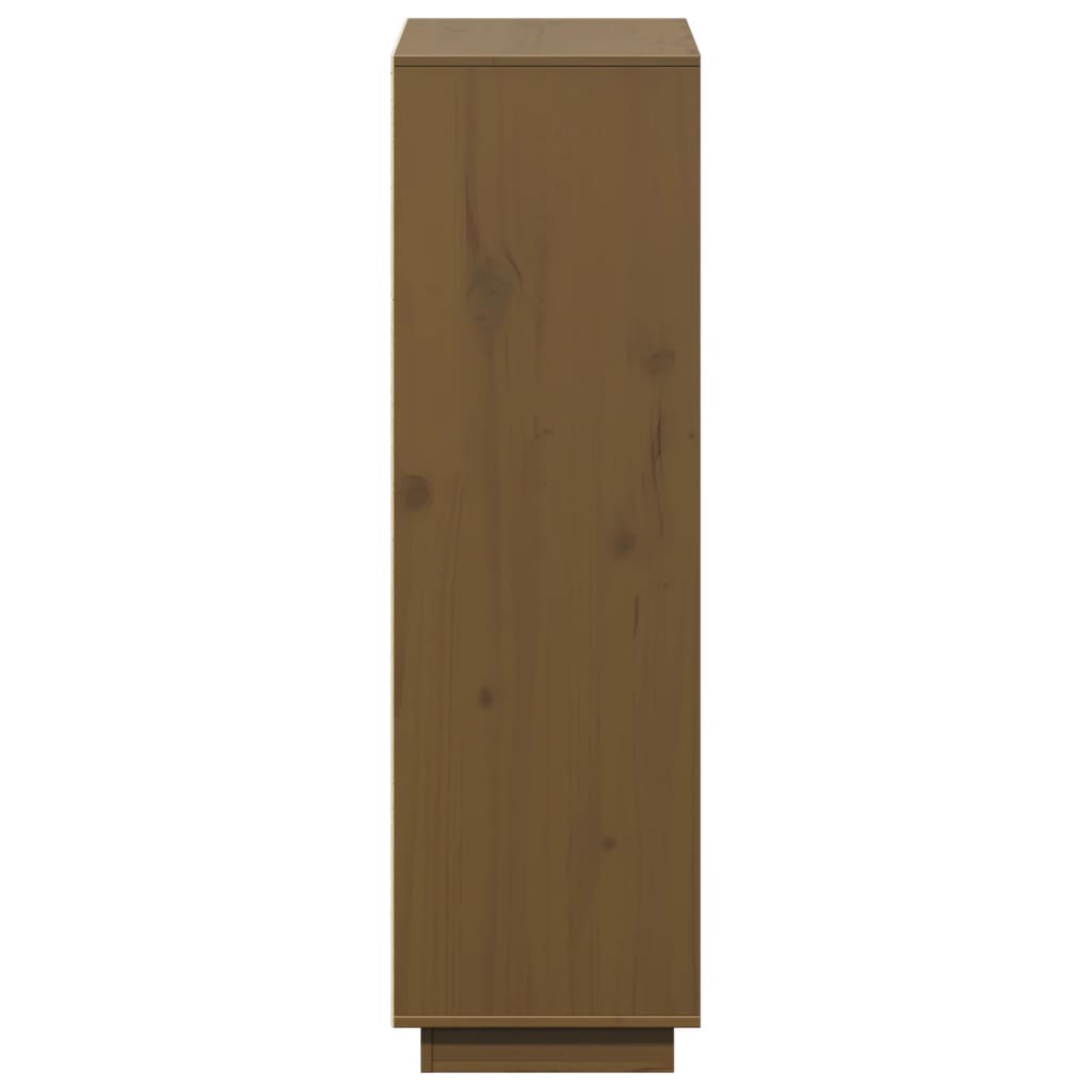 Skap Tre Honningbrun 74x35x117 cm heltre furu