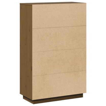 Skap Tre Honningbrun 74x35x117 cm heltre furu