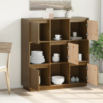 Skap Tre Honningbrun 110,5x35x117 cm heltre furu