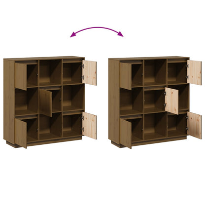 Skap Tre Honningbrun 110,5x35x117 cm heltre furu