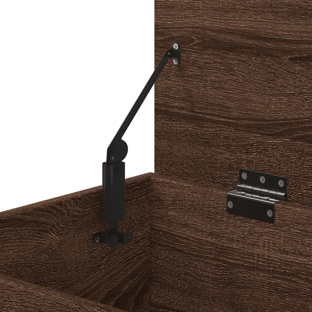 Oppbevaringskiste Brun Eik 84x42x46 cm