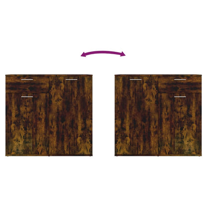 Skap Røkt Eik 80x36x75 cm