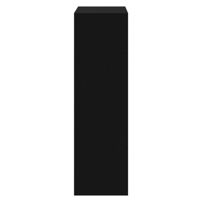 Skoskap Skohylle Skobenk Svart 63x24x81 cm