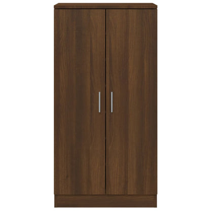 Skoskap Skohylle Skobenk Brun Eik 55x35x108 cm