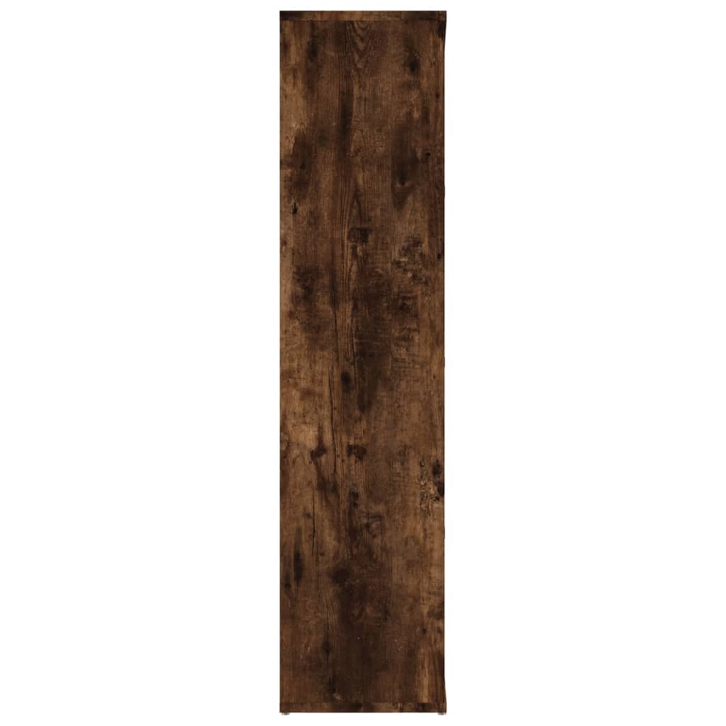 Bokhylle Røkt Eik 50x25x106 cm