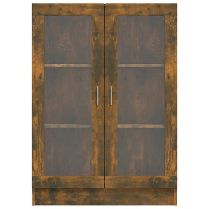 Vitrineskap Røkt Eik 82,5x30,5x115 cm